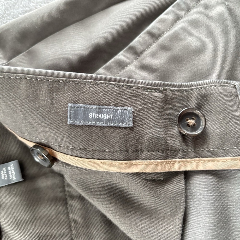 Bonobos Men's Dress Pants Khaki Gray Slacks Business Casual Work Trousers 34x30 - Picture 12 of 16